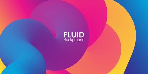 fluid background liquid color abstract colorful gradient vector