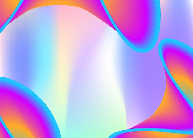 Fluid dynamic Holographic 3d backdrop with modern trendy blend Vibrant invitation presentation layout Vivid gradient mesh Fluid dynamic background with liquid shapes and elements