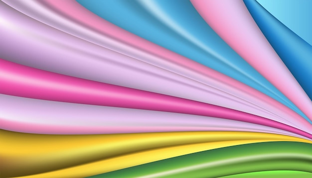 Fluid flow background with fluid wave pattern Colorful gradient abstract cover