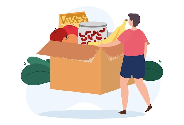 Food Saver Concept Illustration Stylish and Beautiful