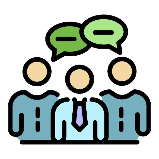 foreign language teacher icon outline of foreign language teacher vector icon thin line color flat isolated