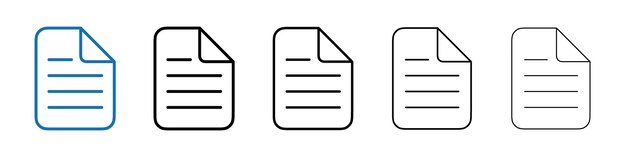 form icon outline vector logo for web ui