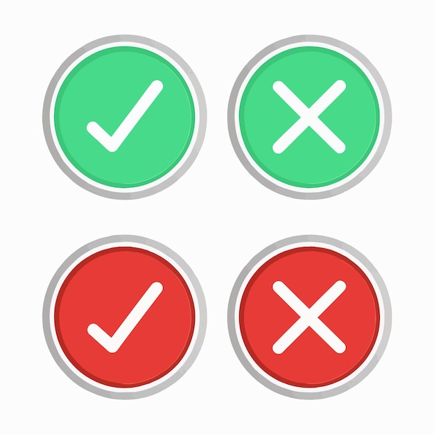 Four circular buttonsTwo of them are vertically aligned with the top one being green