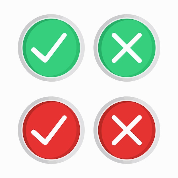 Four circular buttonsTwo of them are vertically aligned with the top one being green