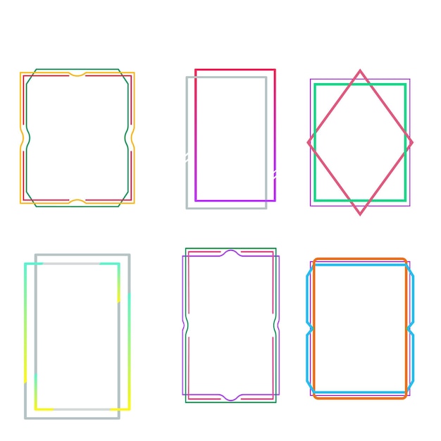 Frames in arabic style