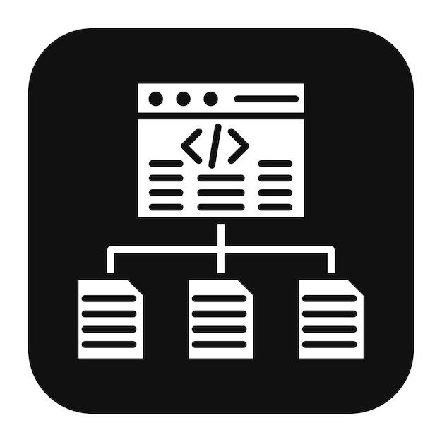 framework vector icon can be used for no code iconset