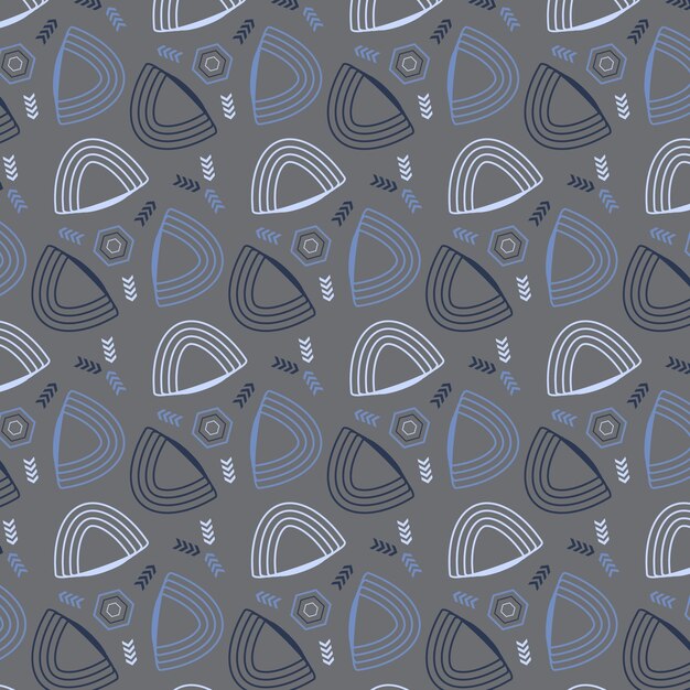 free vector abstract pattern with stars