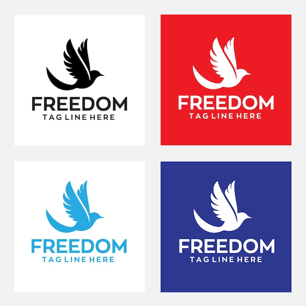 Freedom Bird logo editable vector file