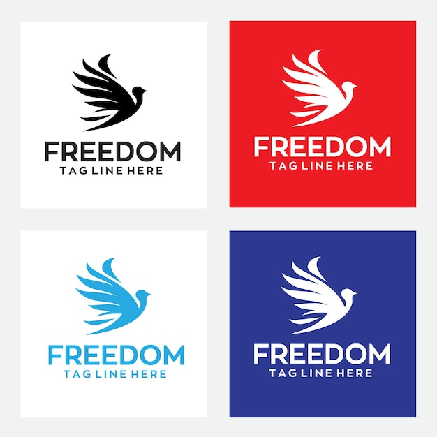 Freedom Bird logo editable vector file