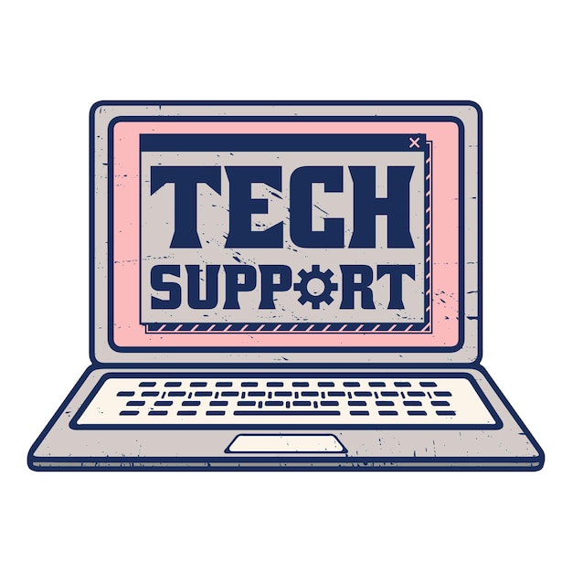 Funny IT support Tech Support T Shirt Design
