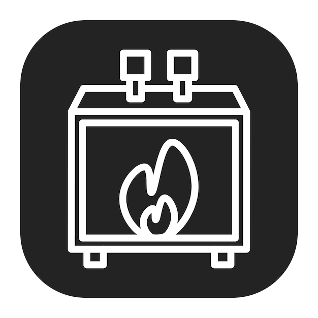 furnace icon vector image can be used for mining and crafting