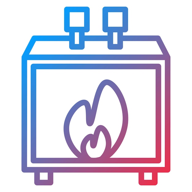 furnace icon vector image can be used for mining and crafting