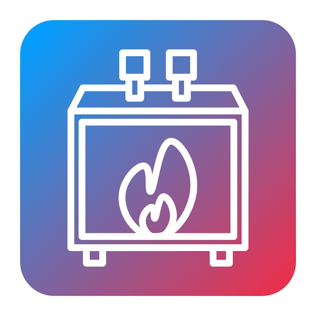 furnace icon vector image can be used for mining and crafting