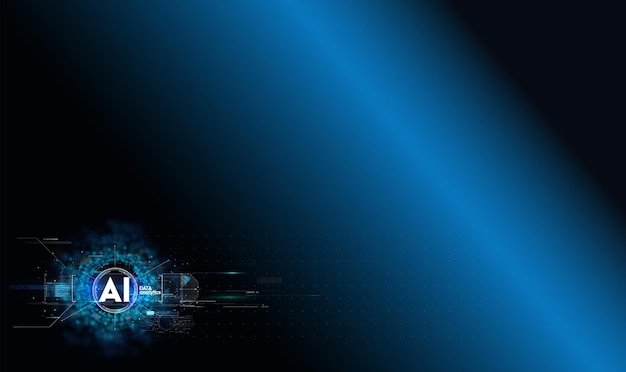 future technology style background design