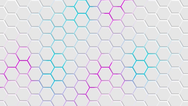 futuristic hexagon pattern vector background