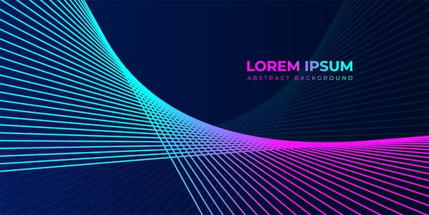 futuristic technology modern shiny blue and magenta gradient diagonal rounded lines background