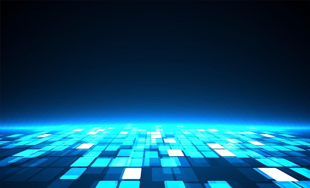 Futuristické digitální technologické perspektivní pozadí