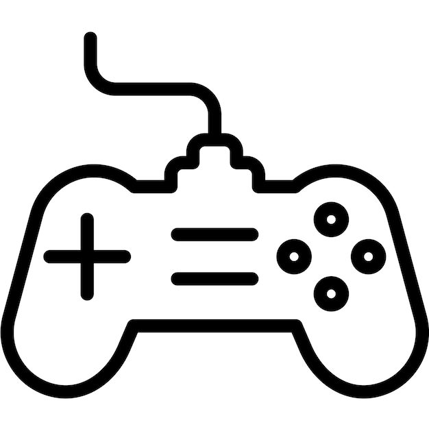 Game Console vector icon illustration of Children Toys iconset