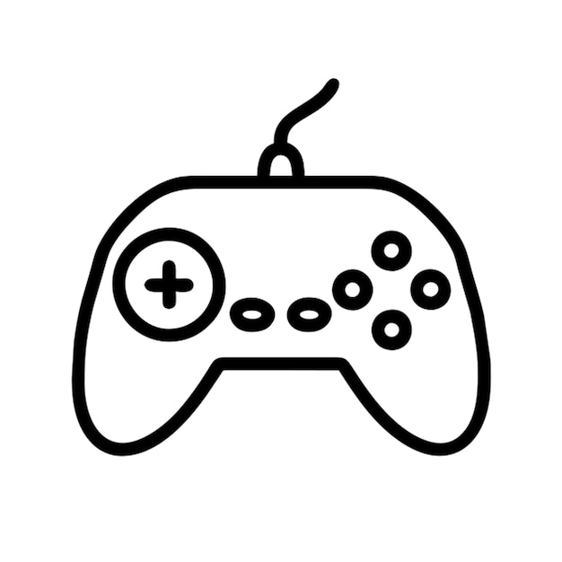 game controller icon outline