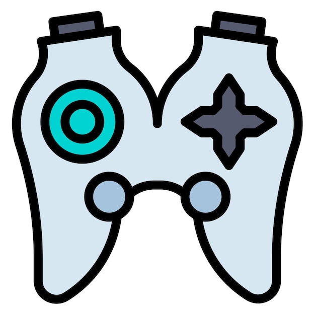 game controller icon vector image can be used for augmented reality