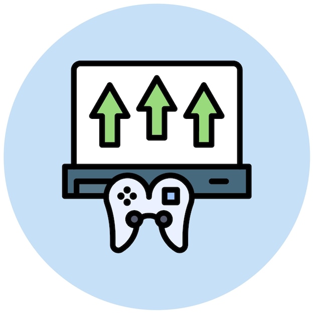 Game Publishing icon vector image Can be used for Game Design