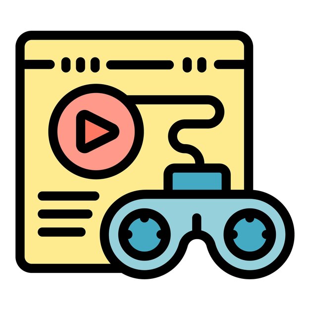 Gameplay joystick icon outline vector Menu button Diamond chest color flat