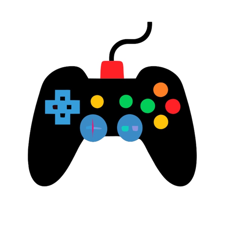 Vektor gaming controller icon