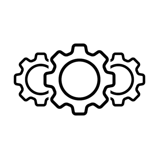 gear icon vector design template