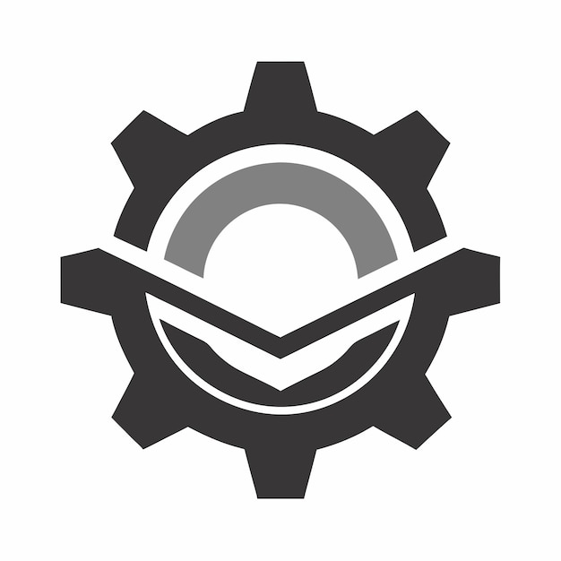 gear logo design concept