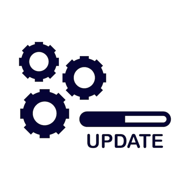 gear setting update software setting update icon