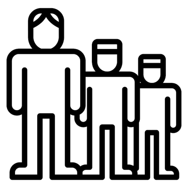 Generations icon vector image Can be used for Inheritance