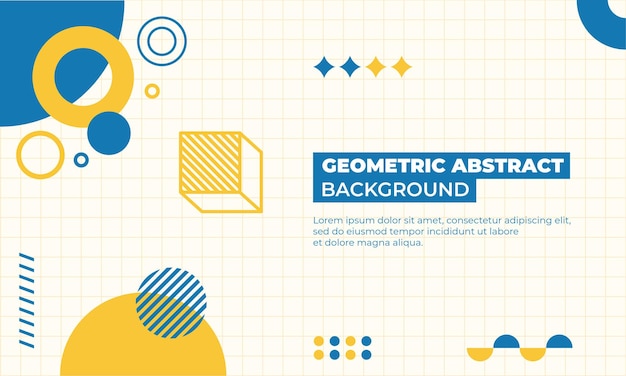 Geometric Abstract Background Template
