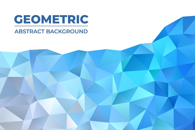 geometric abstract background with triangle polygon