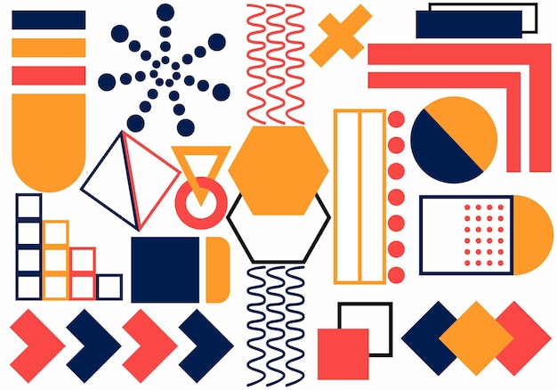 geometric colorful background graphic design