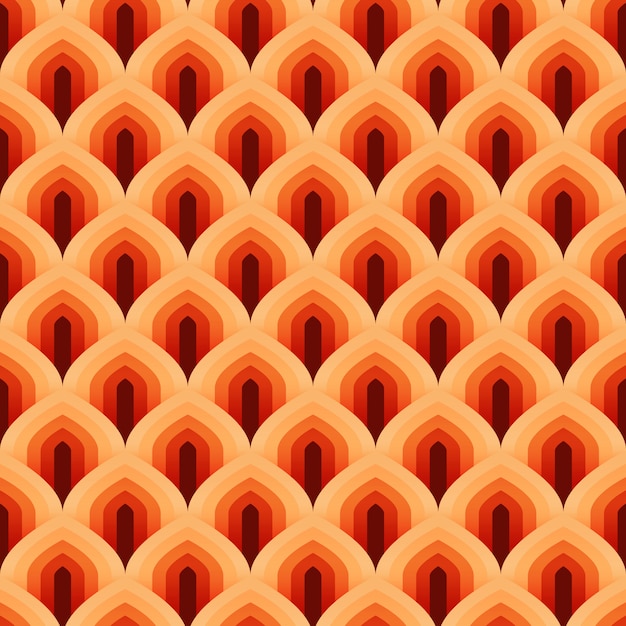 geometric scale seamless pattern