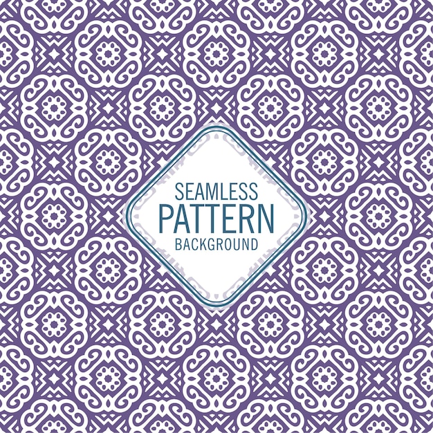 Geometric seamless pattern with decorative background