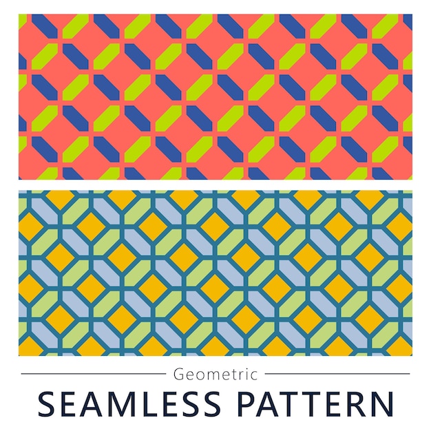 Geometric seamless vector pattern n140