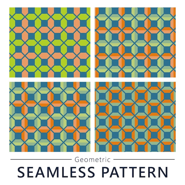 Geometric seamless vector pattern n180