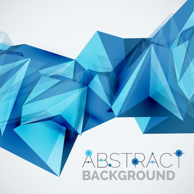 geometric shapes in the air vector abstract background