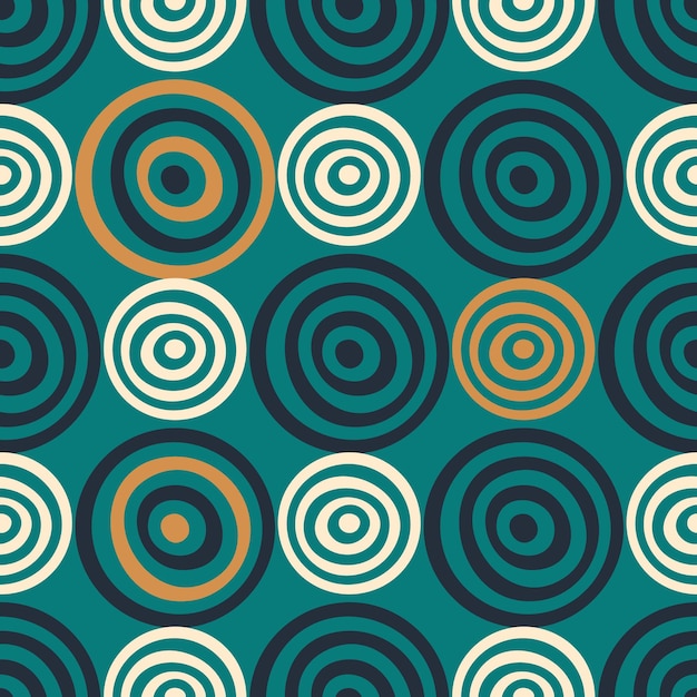 geometric ultramodern round shapes seamless pattern perfect abstract print for tee textile and fabric vintage minimalist vector illustration for decor and design