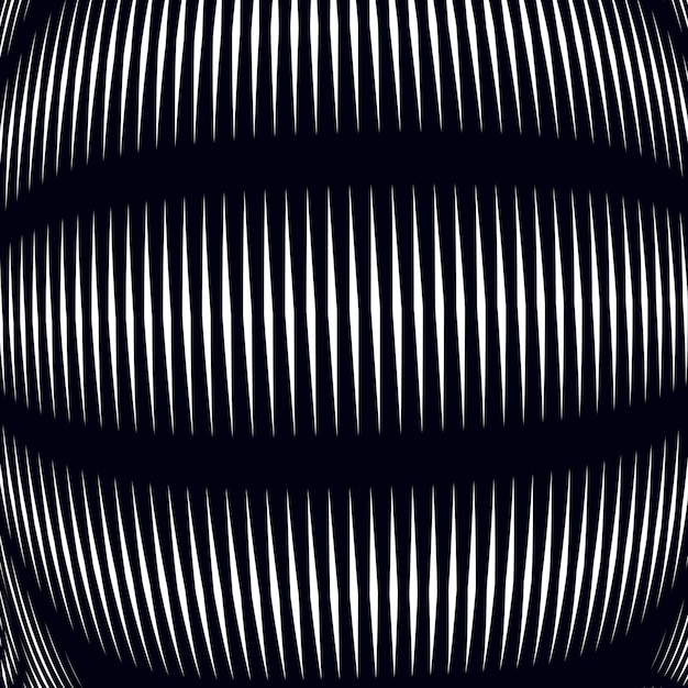 Geometric vector background created with moire technique. Noisy contrast lined tiling with visual effects.
