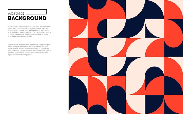 Geometrické abstraktní pozadí, vektorová ilustrace