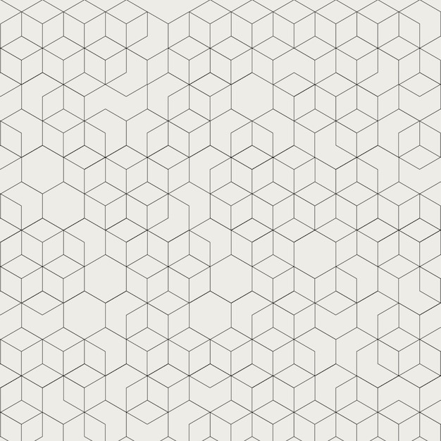geometry pattern with hexagon shape