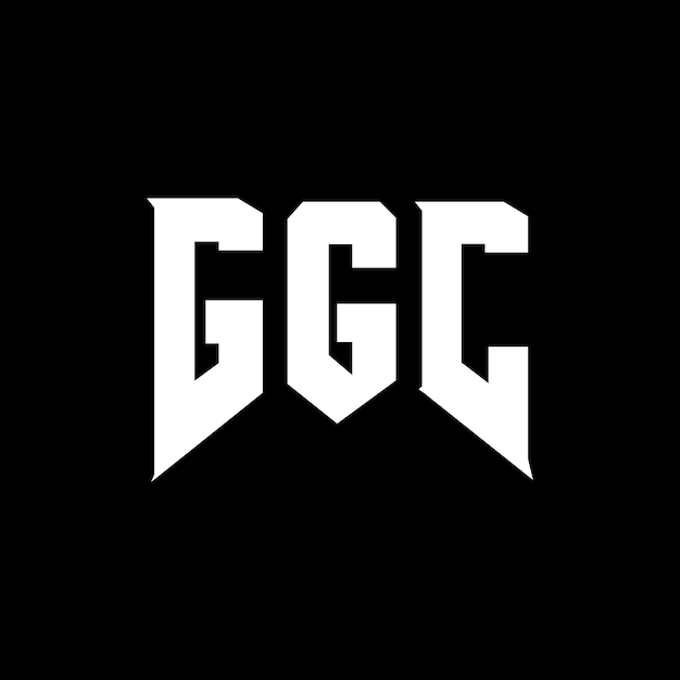 ggc letter logo design for technology company ggc logo design black and white color combination ggc logo ggc vector ggc design ggc icon ggc alphabet ggc typography logo design