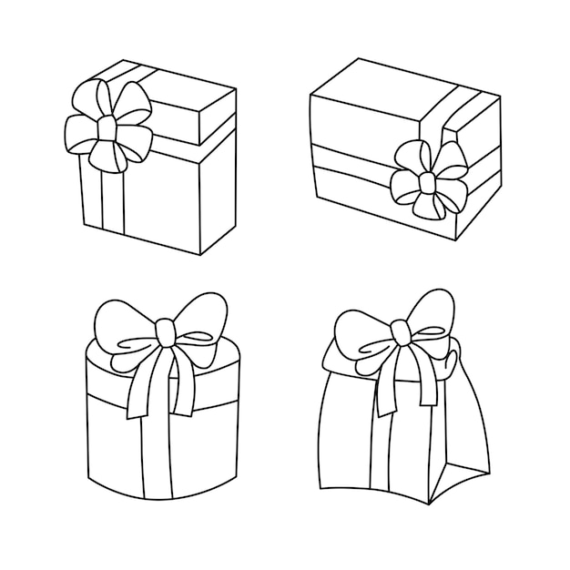 Gift Box Illustrations