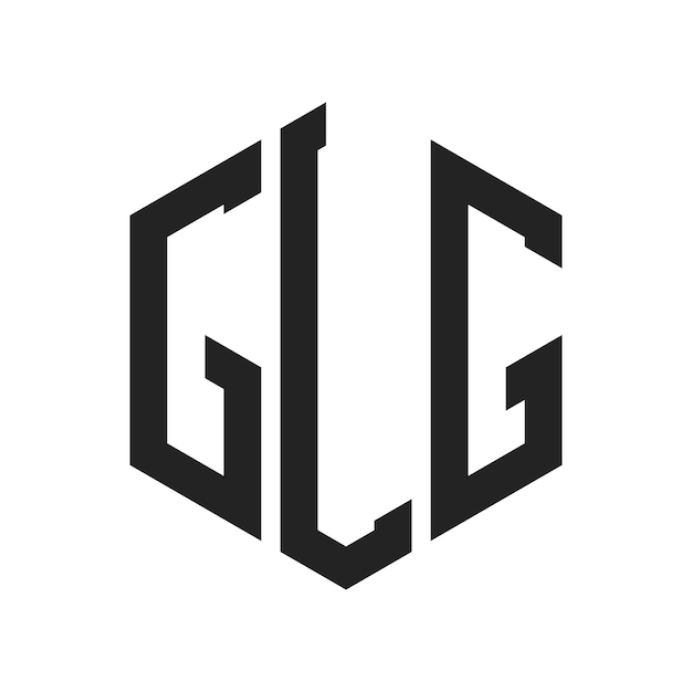 GLG Logo Design Initial Letter GLG Monogram Logo using Hexagon shape