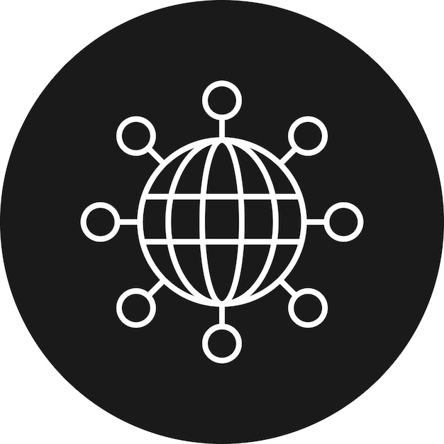 Global Infrastructure vector icon Can be used for Data Analytics iconset
