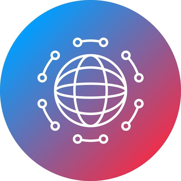 globality icon vector image can be used for big data