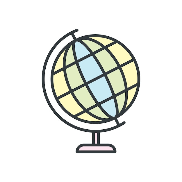 globe icon vector design templates simple and modern