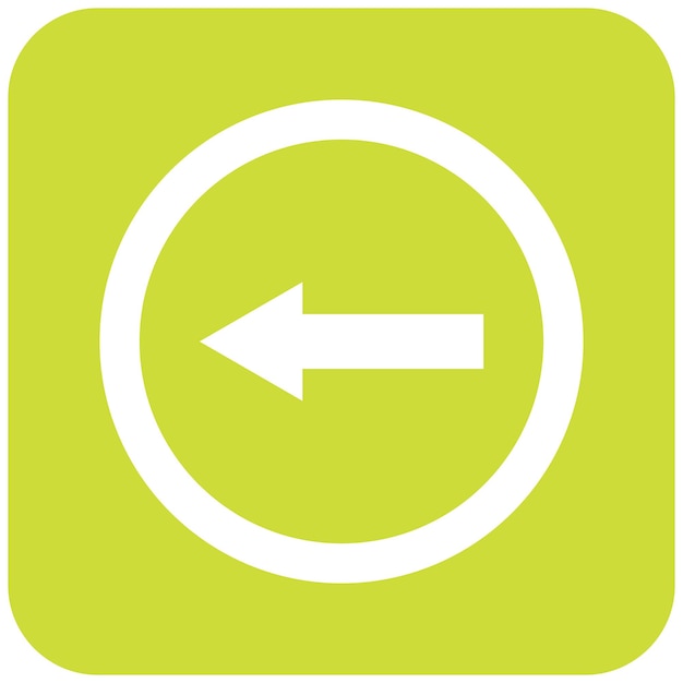 Go left Vector Icon Design Illustration